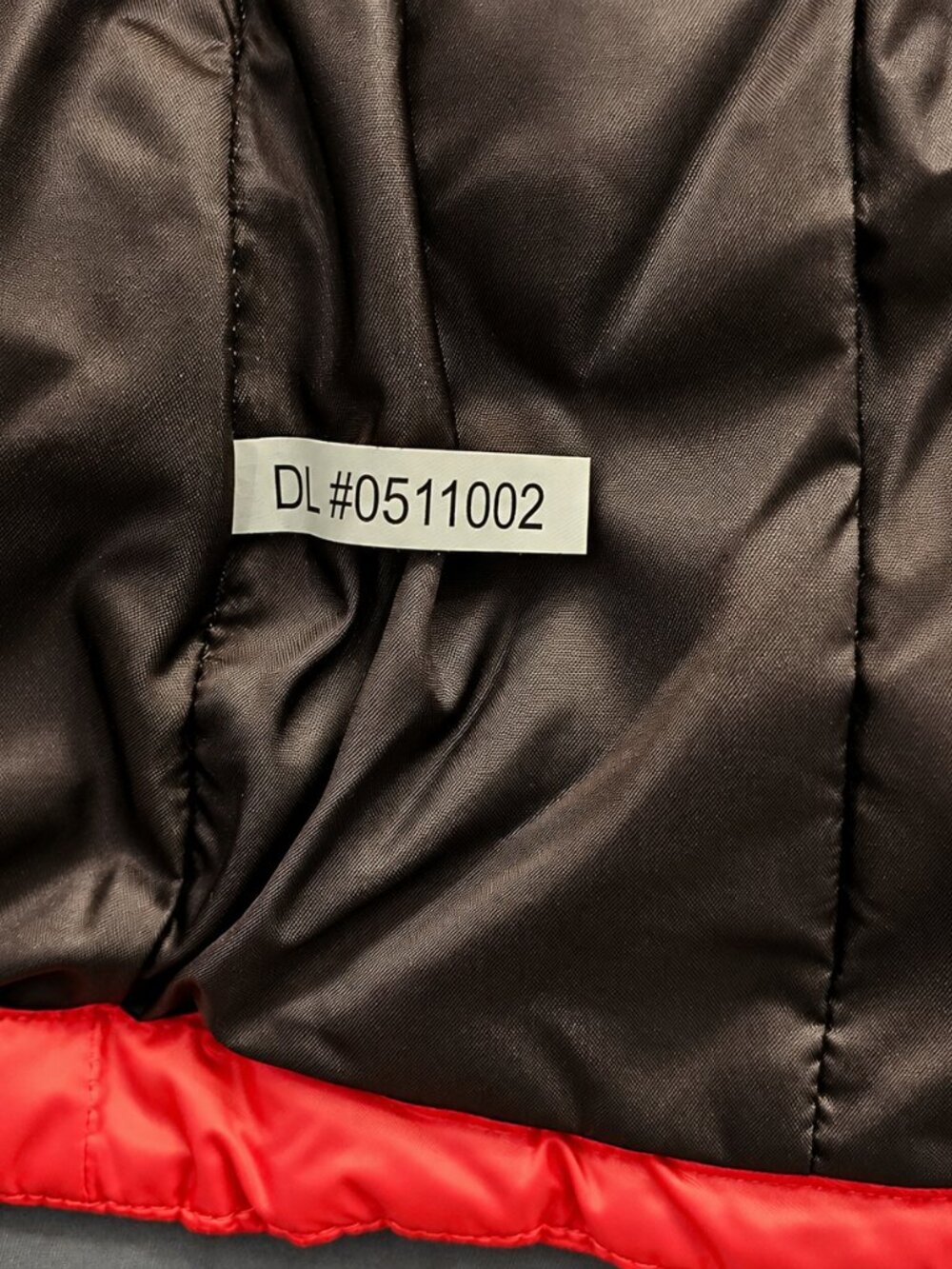 The North Face Women's 550 Goose Down Red Puffer Jacket L - Picture 8 of 10